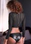 Jette Joop Rio-slip in verleidelijke leer-look - Thumbnail 4
