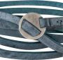 Firetti Leren armband In wikkel-look coole metalen gesp (1-delig) - Thumbnail 3