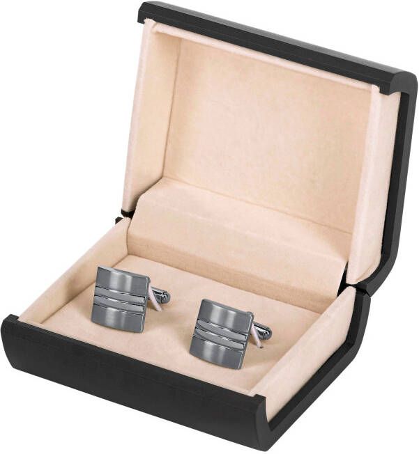 Firetti Manchetknopen Matglanzende look met zirkoon (synthetisch)