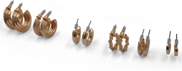 Firetti Oorstekerset Halfcreolen set met zirkoon (synthetisch) (set 12-delig)