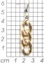 Firetti Paar oorhangers Oorsieraad grote ketting schakels - Thumbnail 2