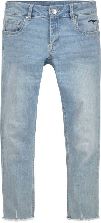 KangaROOS 7 8 jeans Voor meisjes met geknipte zoomrand