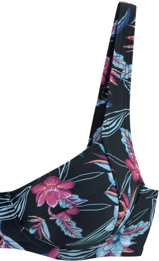 KangaROOS Bikinitop met beugels Agave met bloemenprint