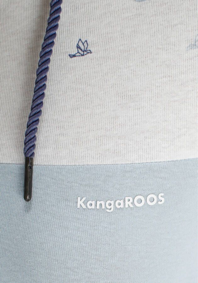 KangaROOS Capuchonshirt in een trendy colourblocking-design