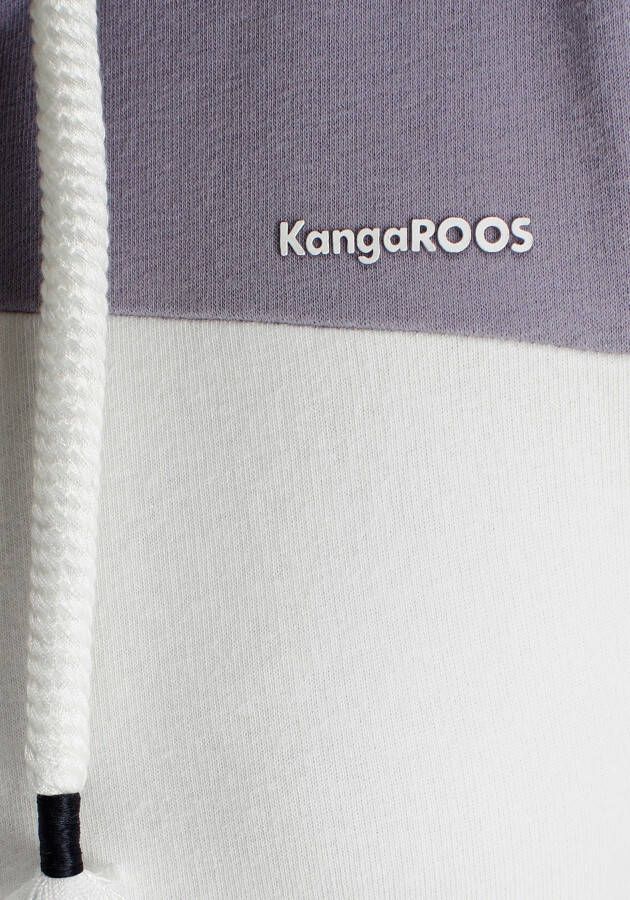 KangaROOS Hoodie in cool color blocking motief