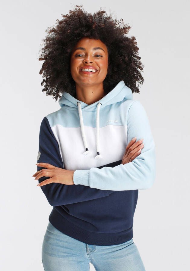 KangaROOS Hoodie Lange mouwen losse pasvorm colourblocking-look