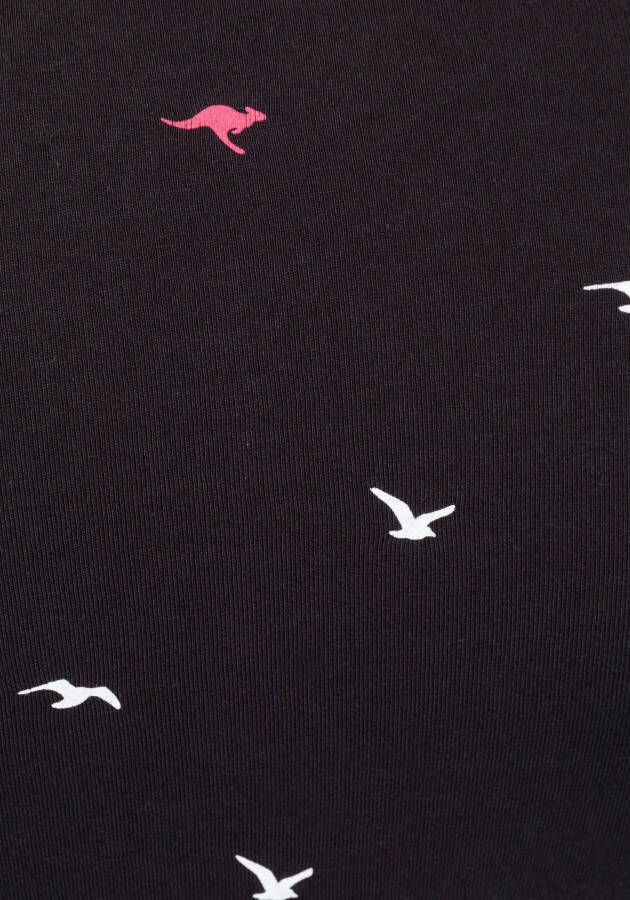 KangaROOS Jerseyjurk zomerse print (set Met een afneembare riem)