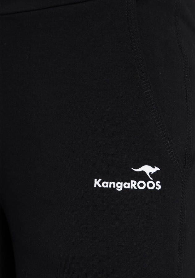 KangaROOS Joggingbroek in 7 8-lengte met logoprint