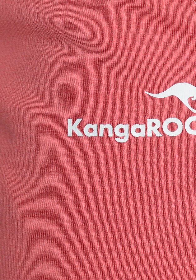 KangaROOS Joggingbroek in 7 8-lengte met logoprint