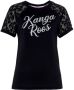 KangaROOS Kanten shirt met raglanmouwen en merkopschrift - Thumbnail 7