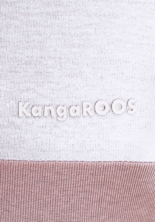 KangaROOS Longsleeve in een trendy colour blocking mix