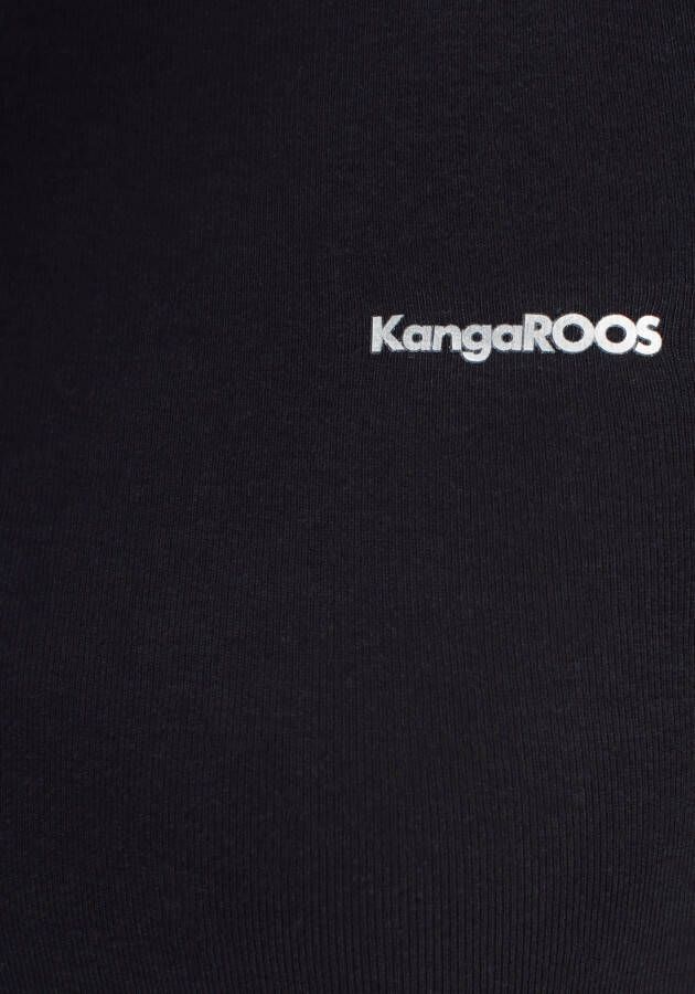 KangaROOS Longsleeve Lange mouwen zeer figuurvolgend effen staande kraag