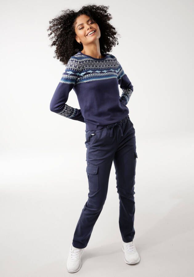 KangaROOS Noorse trui in een winters design