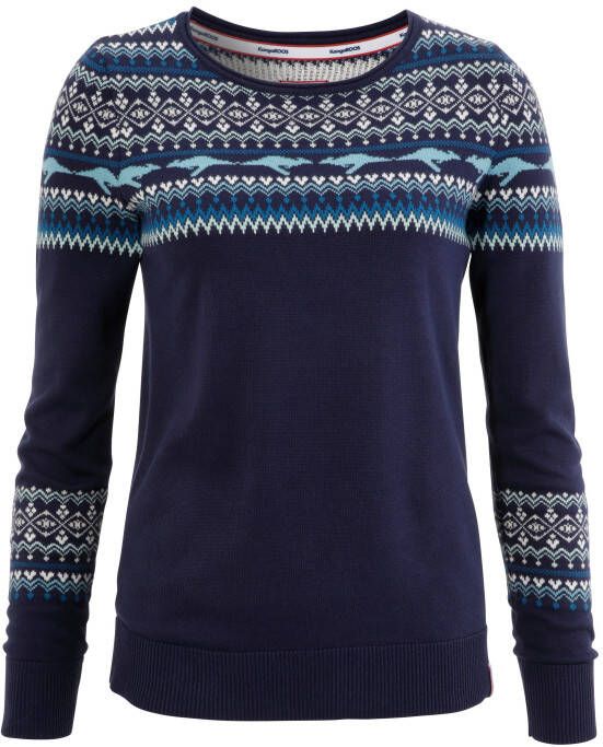KangaROOS Noorse trui in een winters design