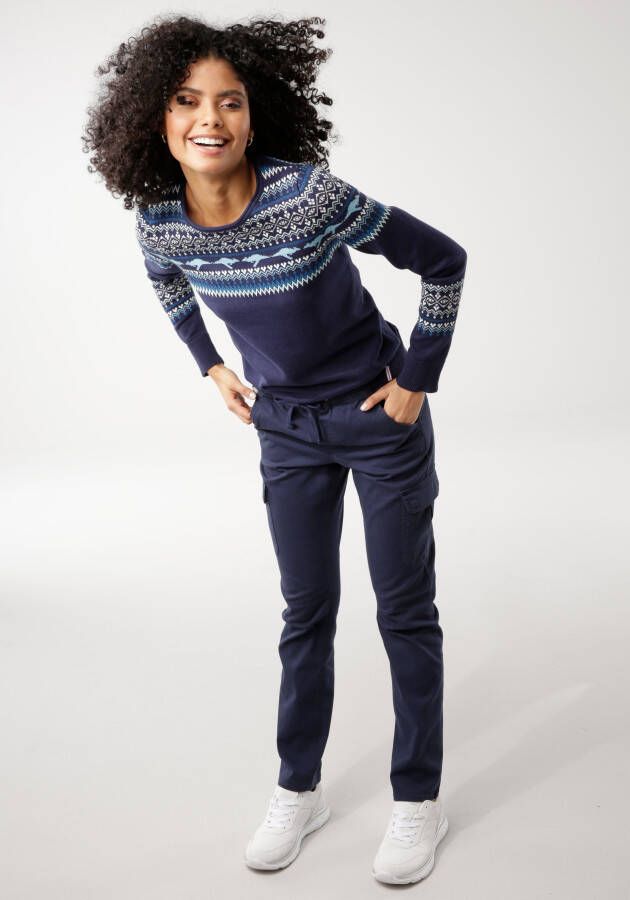 KangaROOS Noorse trui in een winters design
