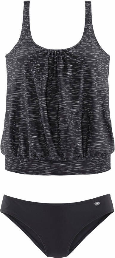 KangaROOS Oversized tankini ingewerkte softcups onderbust elastiek rondom tot cup d geschikt