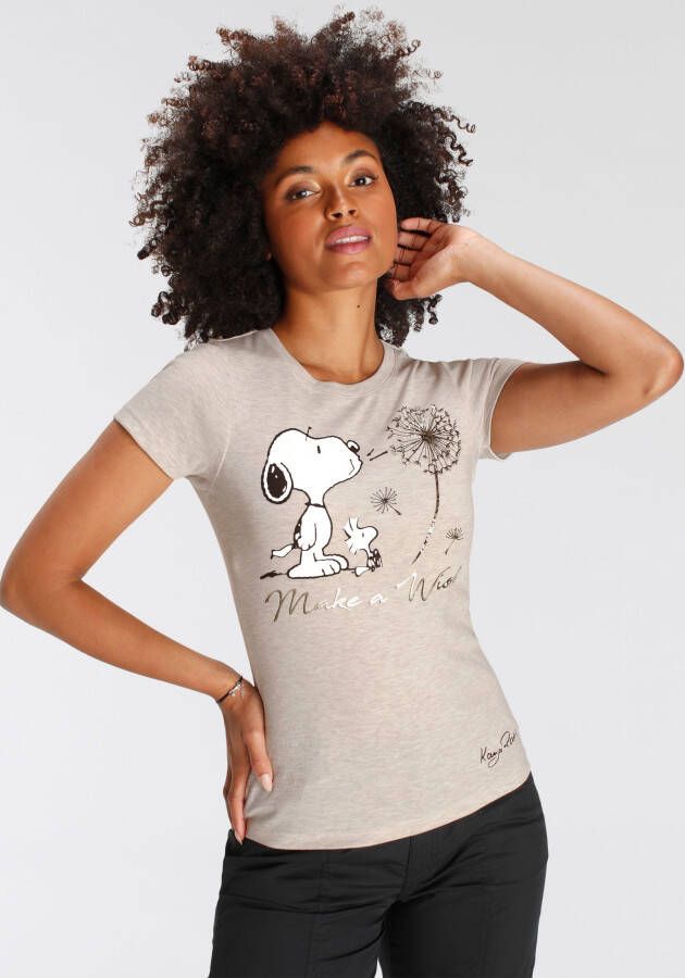 KangaROOS Shirt met korte mouwen met originele snoopy print in licentie