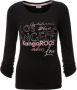 KangaROOS Shirt met lange mouwen met grote logoprint & omslagmouwen - Thumbnail 3