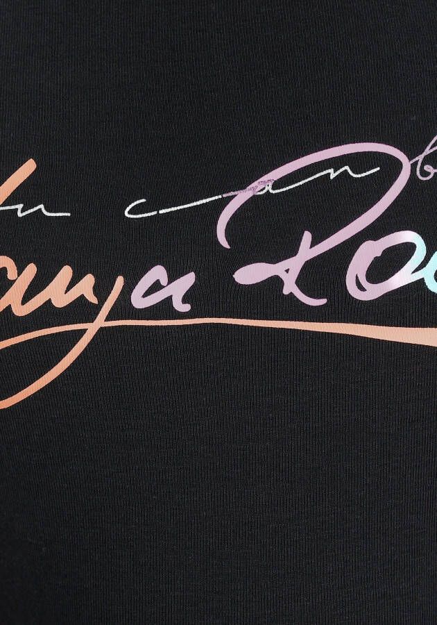 KangaROOS Shirt met lange mouwen met trendy gekleurd logo