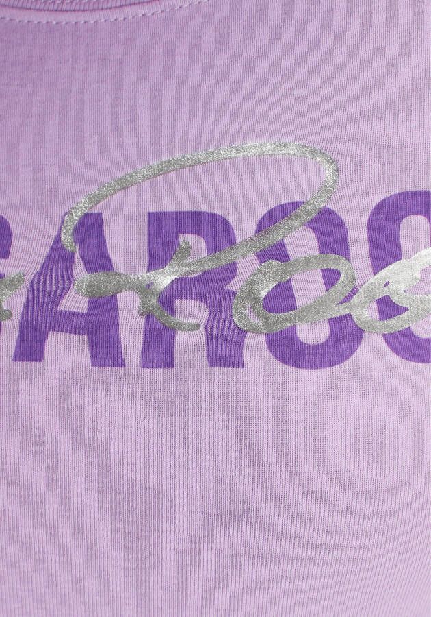 KangaROOS Shirt met lange mouwen om te slaan met coole logo-print