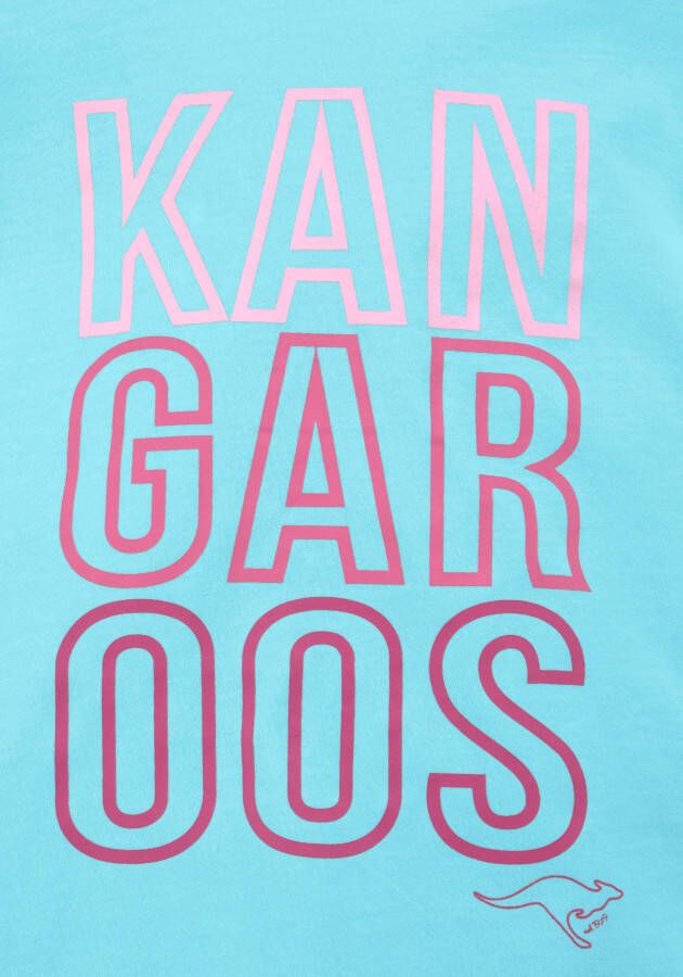 KangaROOS Shirt met lange mouwen licht getailleerd model