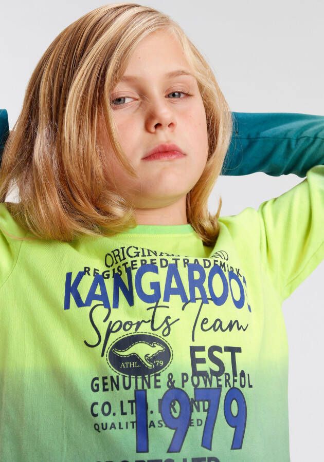 KangaROOS Shirt met lange mouwen Met verloop