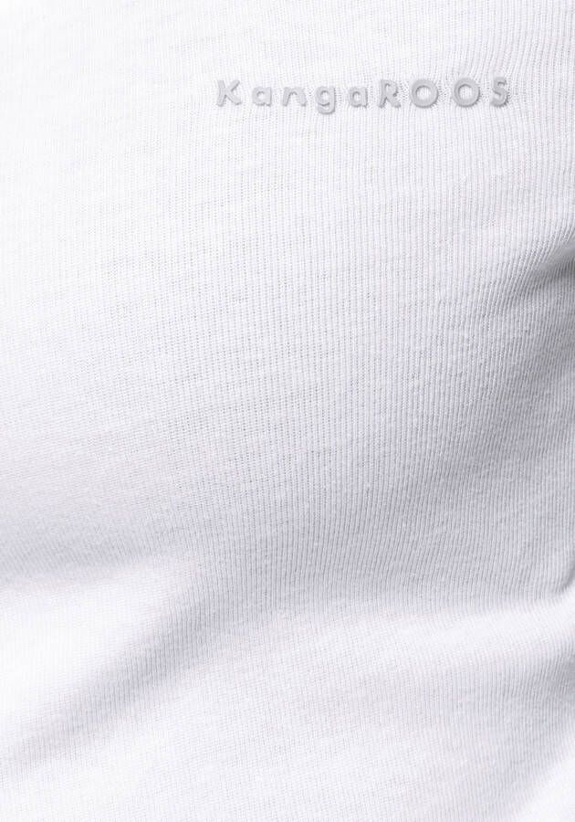 KangaROOS Shirt met lange mouwen set van 2 in leuk basic model (2-delig Set van 2)