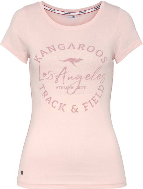 KangaROOS Shirt met print in american look