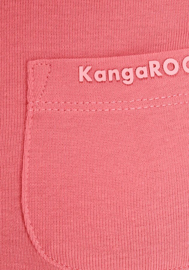 KangaROOS Shirt met V-hals altijd 1x met + 1x zonder borstzak nieuwe collectie (Set van 2)