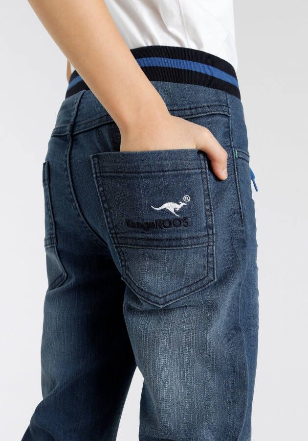 KangaROOS Stretch jeans Voor jongens in authentieke wassing