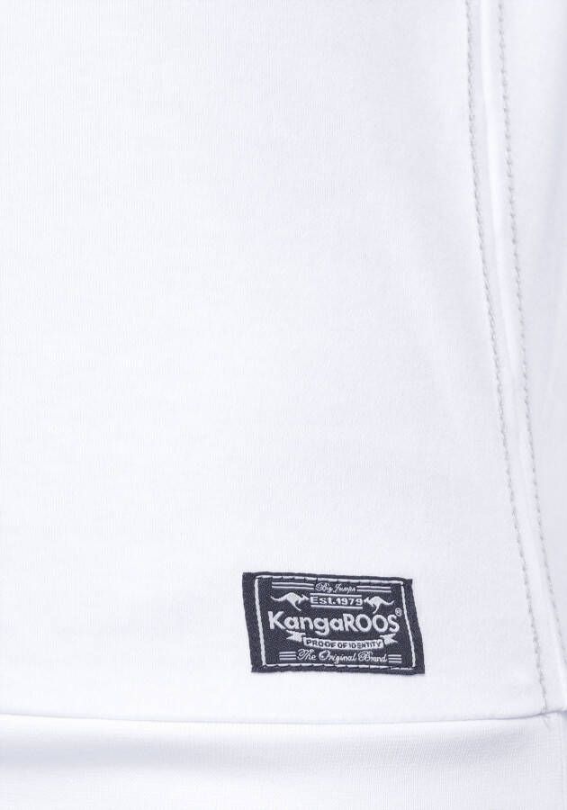 KangaROOS Sweater met grote labelprint voor