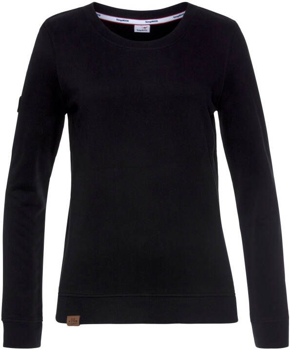 KangaROOS Sweatshirt Lange mouwen figuurvolgende snit effen ronde hals
