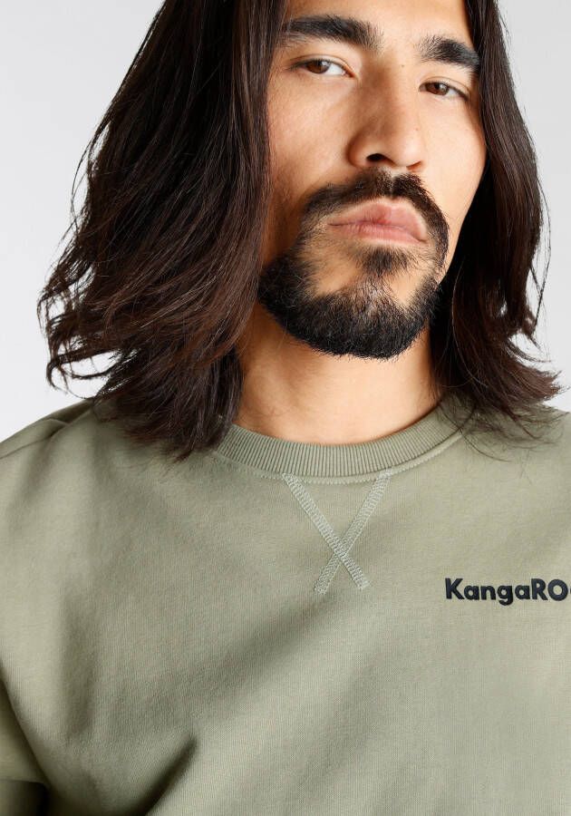 KangaROOS Sweatshirt met een logo-opschrift