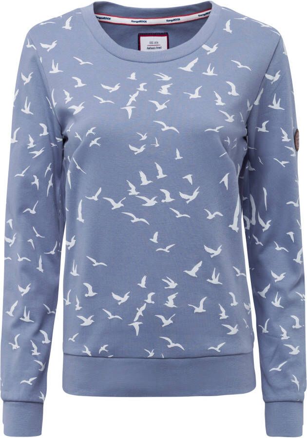 KangaROOS Sweatshirt met modieuze minimal-print all-over