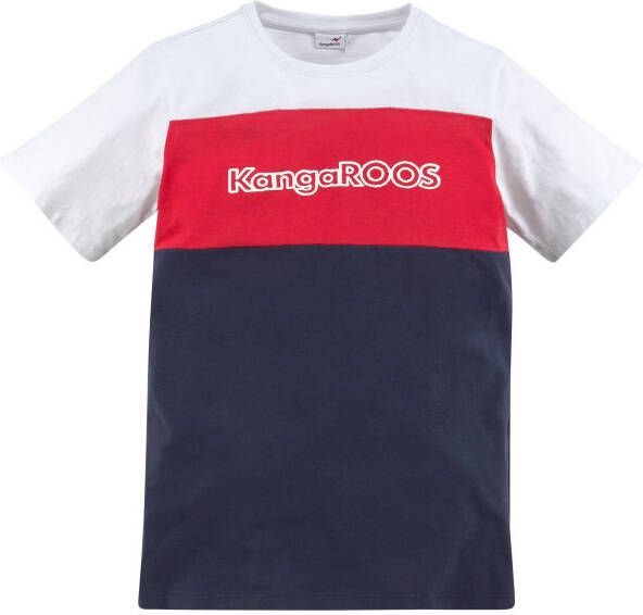 KangaROOS T-shirt In Colorblockdesign
