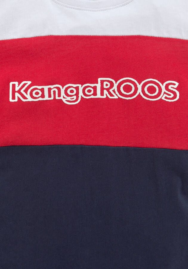 KangaROOS T-shirt In Colorblockdesign