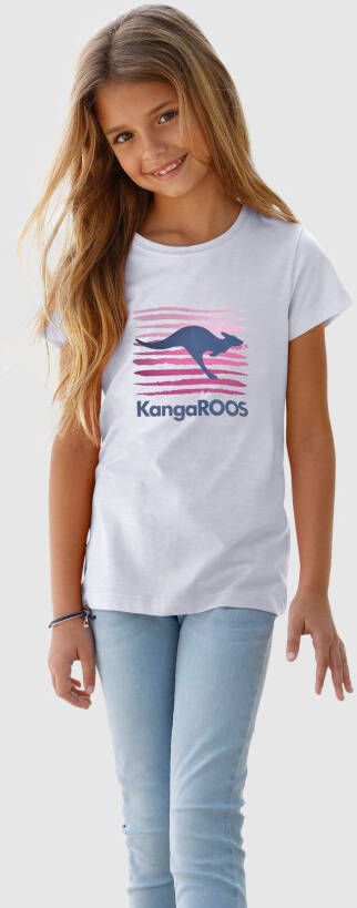KangaROOS T-shirt met grote logoprint