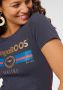 KangaROOS T-shirt met merk metallic print (1-delig) - Thumbnail 3