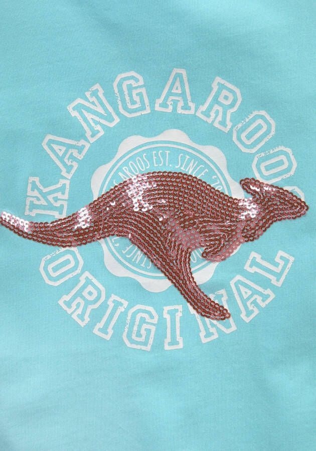 KangaROOS T-shirt met paillettenapplicatie