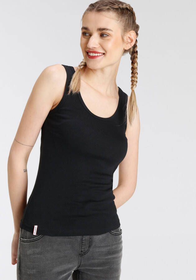 KangaROOS Tanktop één met en één zonder knoopsluiting (2-delig Set van 2)
