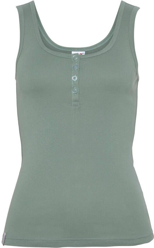 KangaROOS Tanktop één met en één zonder knoopsluiting (2-delig Set van 2)