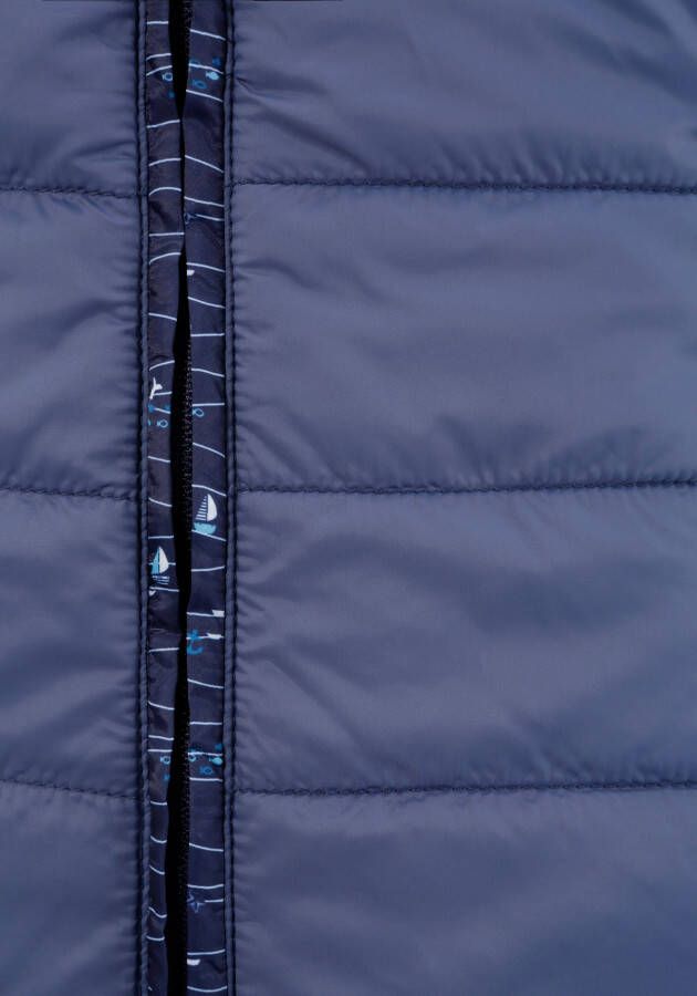 KangaROOS Tweezijdig te dragen jack met één bedrukte en één effen zijde