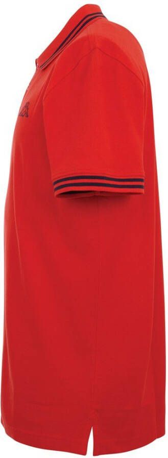 Kappa Poloshirt met kleurige accenten bij de kraag en mouwzoom