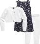 KIDSWORLD Bolero jurk & legging met sterretjesprint (set 3-delig) - Thumbnail 2