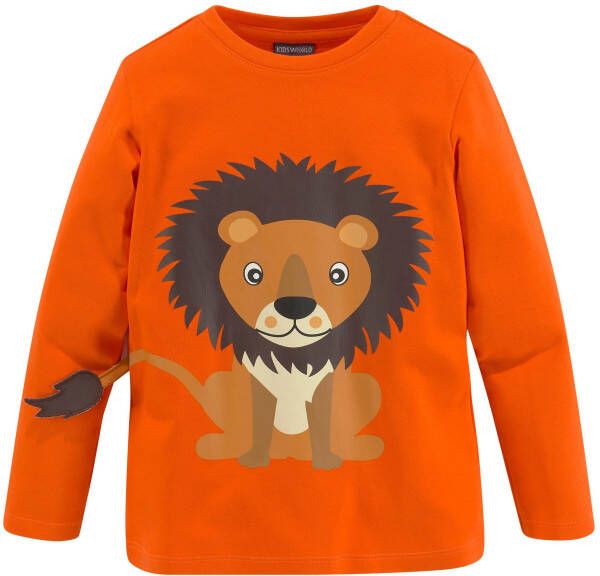 KIDSWORLD Shirt & broek met leeuwenprint (2-delig)