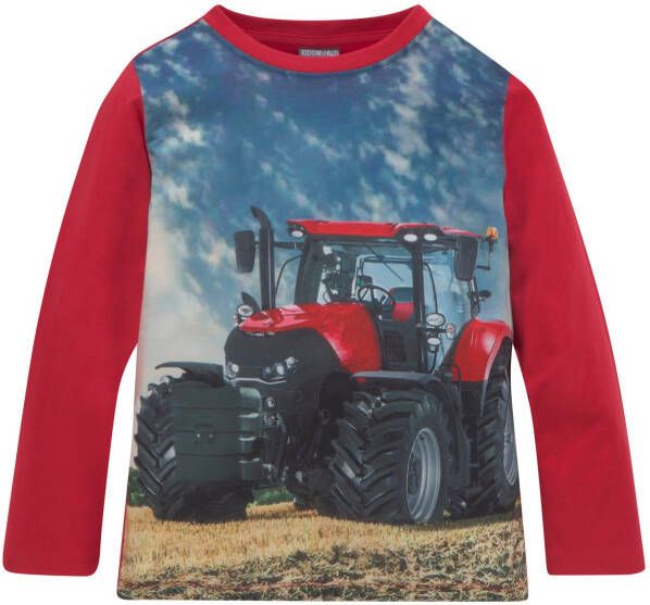 KIDSWORLD Shirt met lange mouwen Tractoren (2-delig Set van 2)