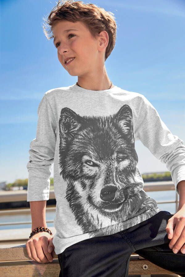 KIDSWORLD Shirt met lange mouwen Wolf