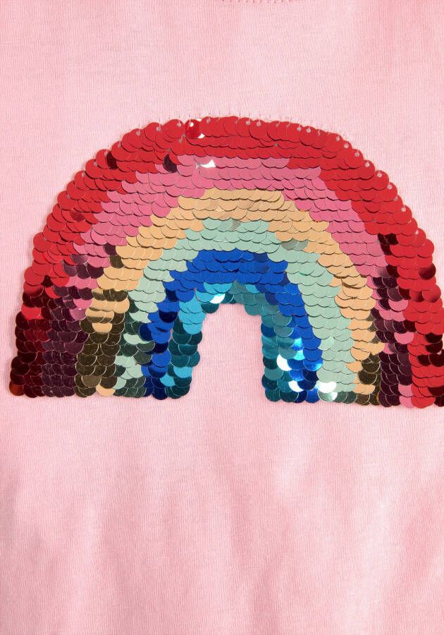 KIDSWORLD Shirt met lange mouwen Regenboog met omkeerbare pailletten