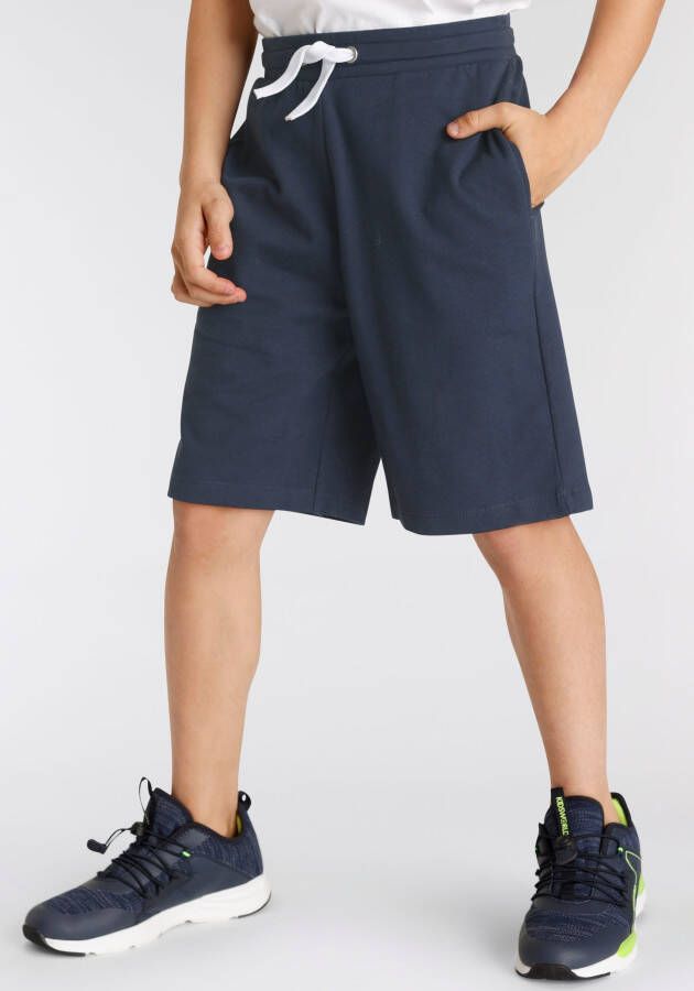 KIDSWORLD Sweatshort 2-pack sweat bermuda s in must-have kleuren (set 2-delig)