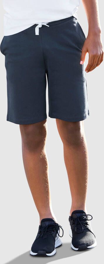 KIDSWORLD Sweatshort 2-pack sweat bermuda s in must-have kleuren (set 2-delig)